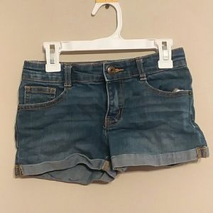 Girl's jean shorts